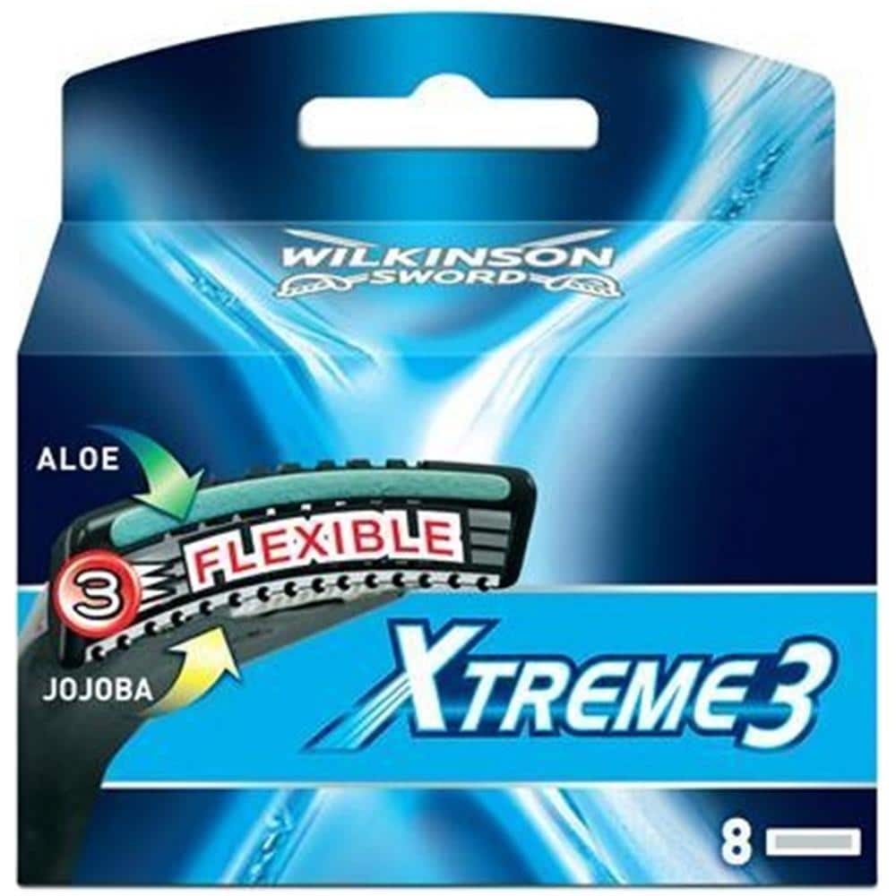 Sword Xtreme 3 Con Aloe Jojoba Lamette per gli uomini 8 ricariche - Foto 1
