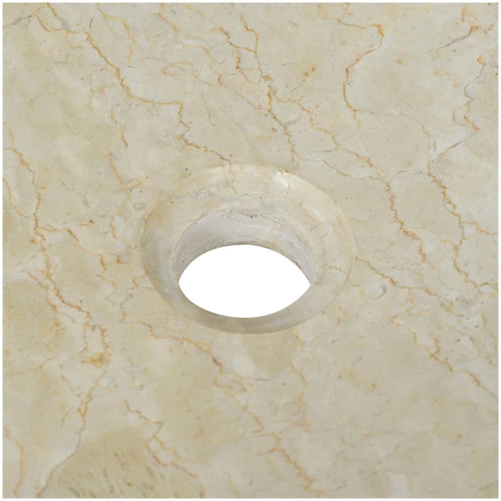 Lavandino 50x35x12 Cm In Marmo Crema - Foto 7
