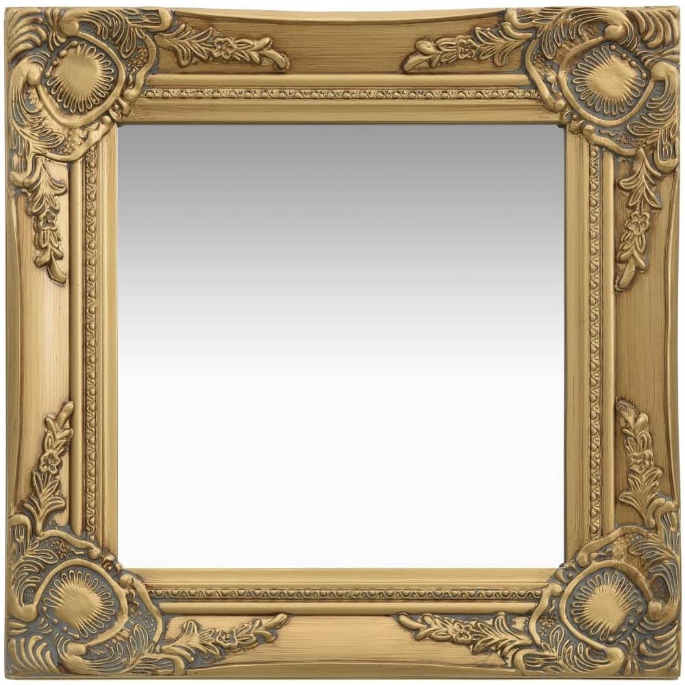 Specchio Da Parete Stile Barocco 40x40 Cm Oro - Foto 1