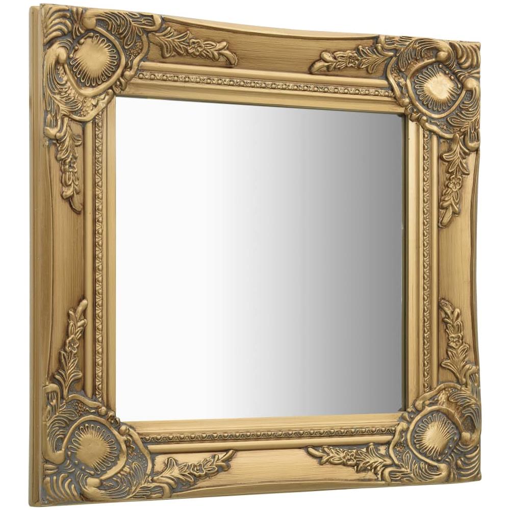 Specchio Da Parete Stile Barocco 40x40 Cm Oro - Foto 2