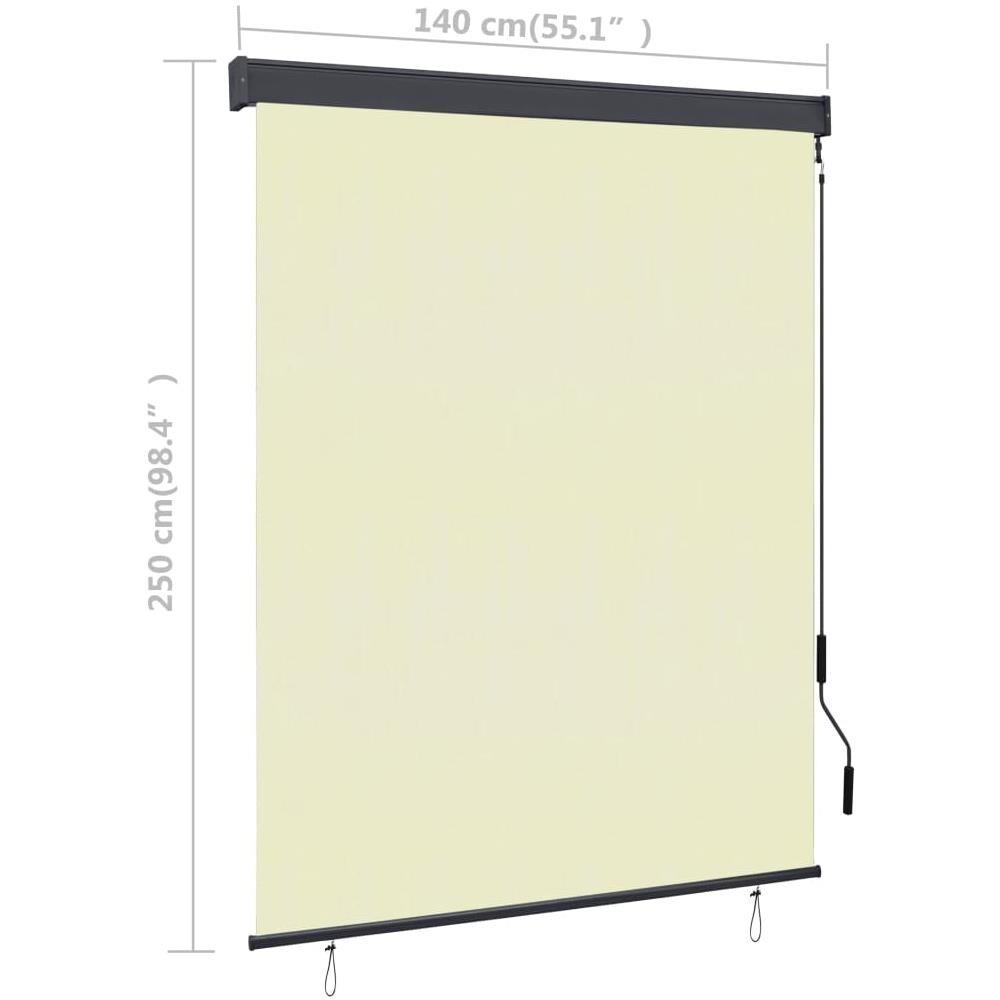 Tenda A Rullo Per Esterni 140x250 Cm Crema - Foto 12