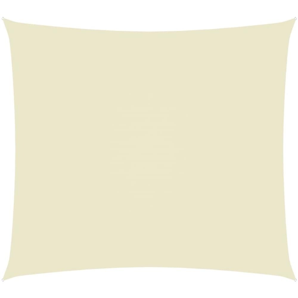 Parasole a Vela Oxford Rettangolare 2x3 m Crema - Foto 1