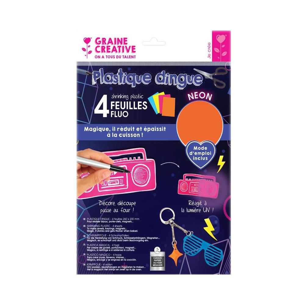 4 Fogli Di Plastica Fluorescente Pazza - Foto 2