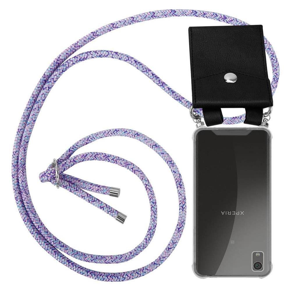 Catena Di Telefoni Cellulari Compatibile Con In Unicorn - Coperchio Protettivo In Silicone Con Anelli D'argento, Cinturino In Corda E Custodia Staccabile - Foto 1