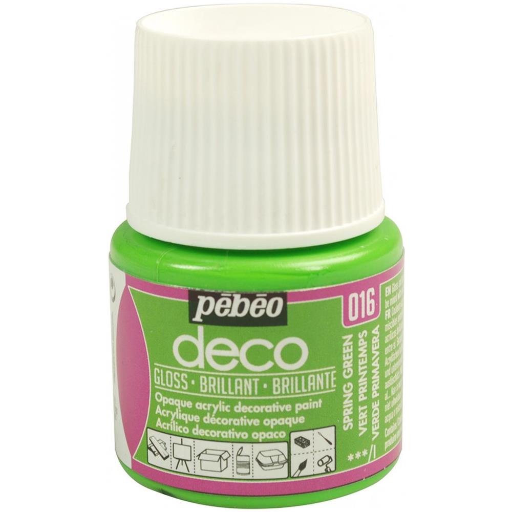 Pittura Acrilica Opaca Brillante - Verde Primavera - 45 Ml - Foto 1