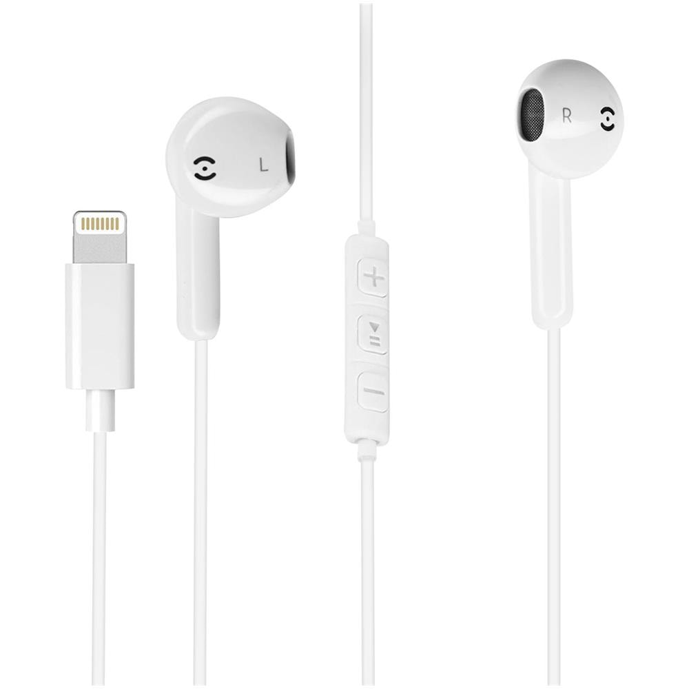 Auricolari Lightning Kit Mani Libere Microfono E Telecomando Forcell Bianco - Foto 1