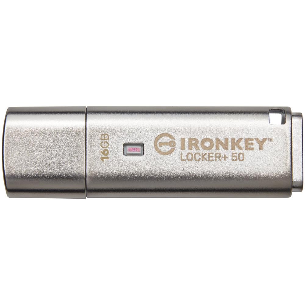 Technology IronKey Locker+ 50 unità flash USB 16 GB USB tipo A 3.2 Gen 1 (3.1 Gen 1) Argento - Foto 2