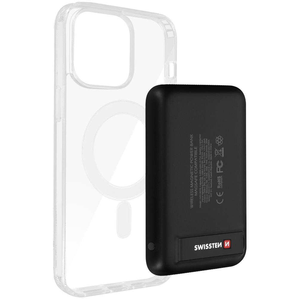 Cover iPhone 14 Pro con anello - Retro trasparente antimacchia