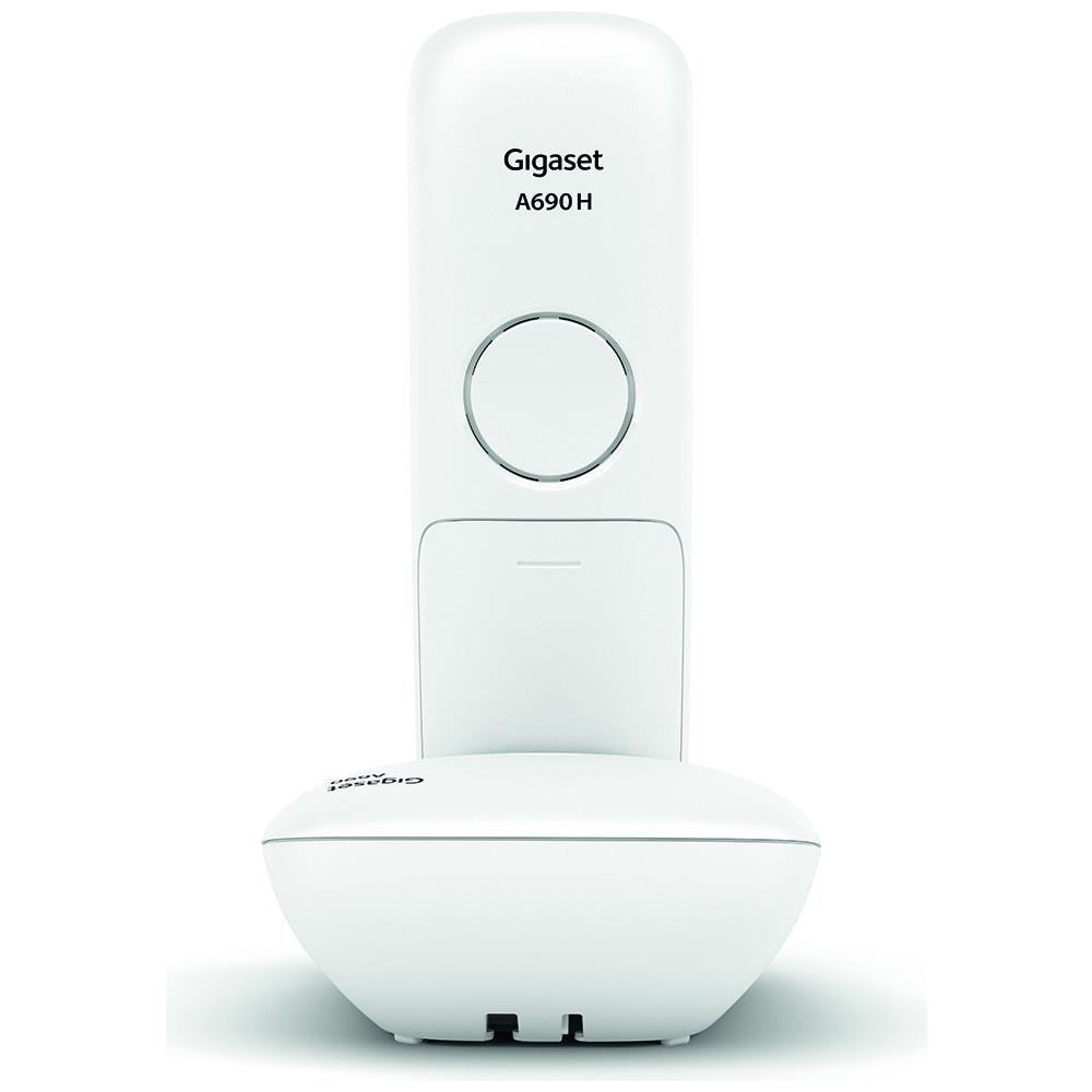 Telefono Analogico/DECT A690 con Cornetta Wireless Raggio d'azione Interno/ Esterno 50/300 m Colore Bianco - Foto 7