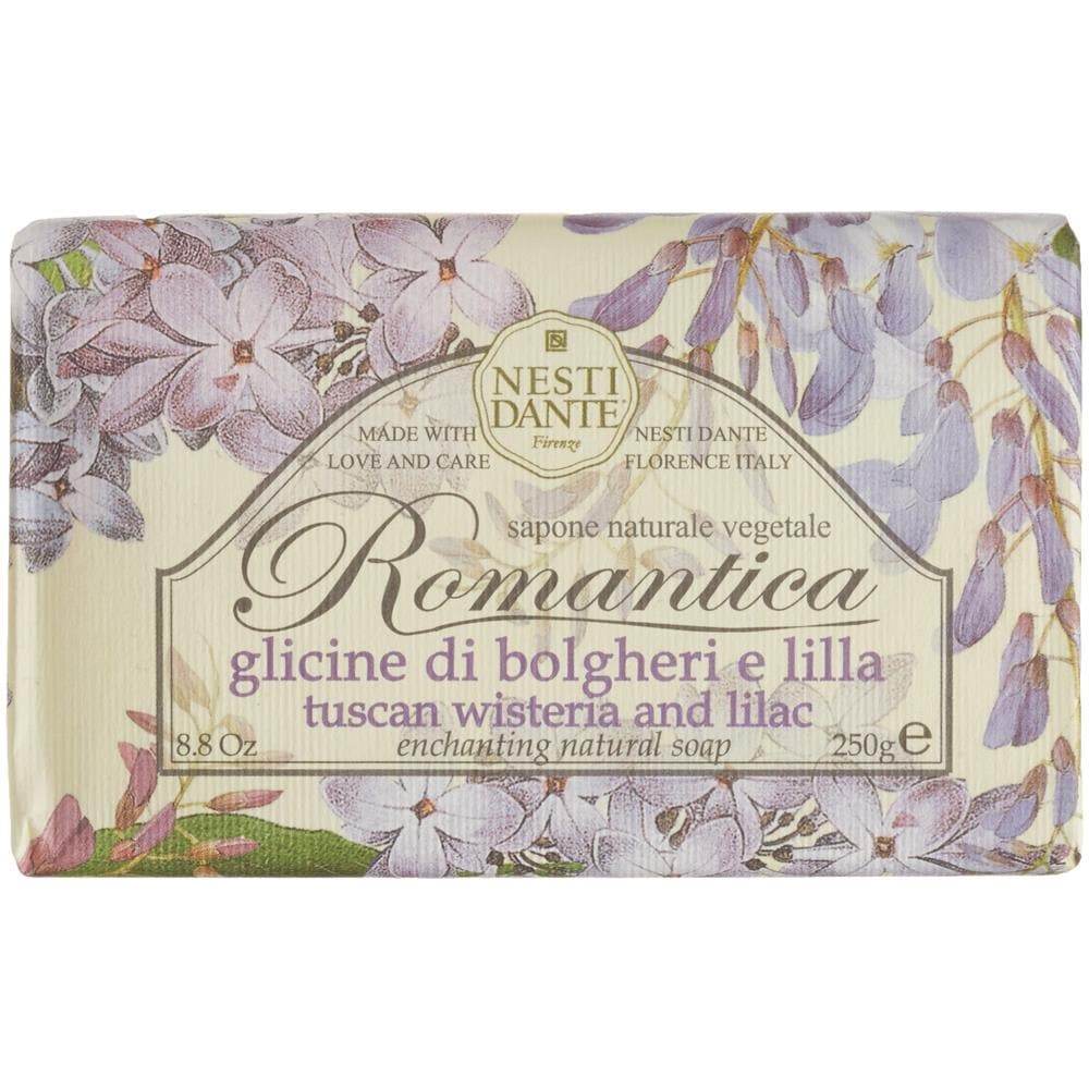Romantica Incantevole Sapone Naturale - Glicine Toscano E Lilla 250g88oz - Foto 6