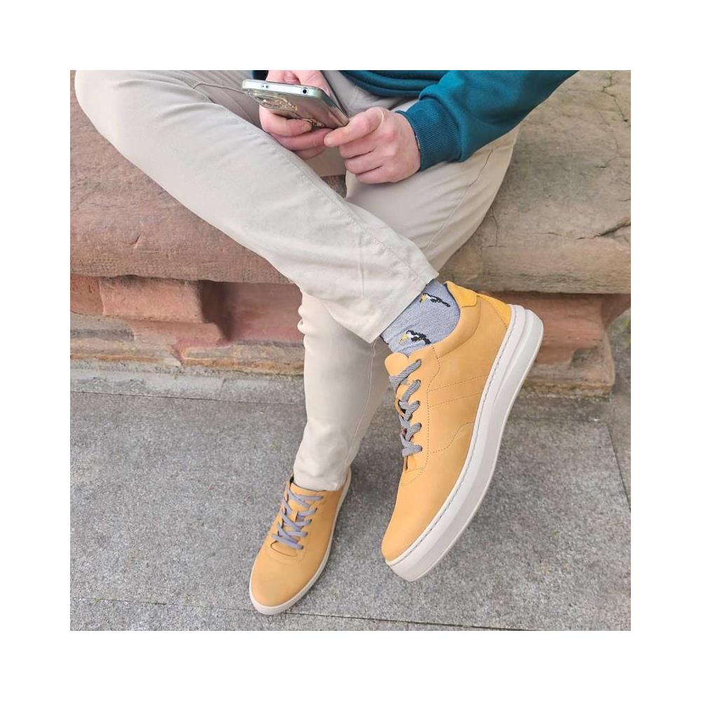 Sneaker Novas Giallo. - Foto 8