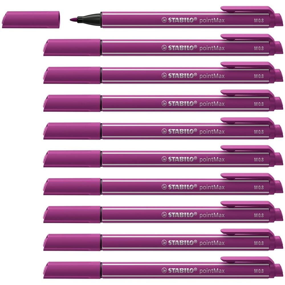 pointMax - Fineliner Premium - Confezione da 10 - Lilla - Foto 1