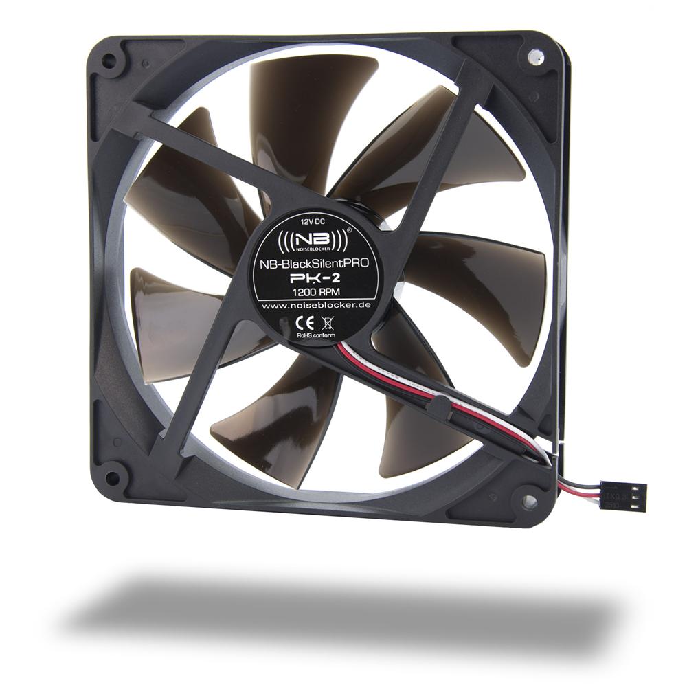 BlackSilentPro PK2, Ventilatore, Computer case, 14 cm, Nero, 4,5V, 14 cm - Foto 1