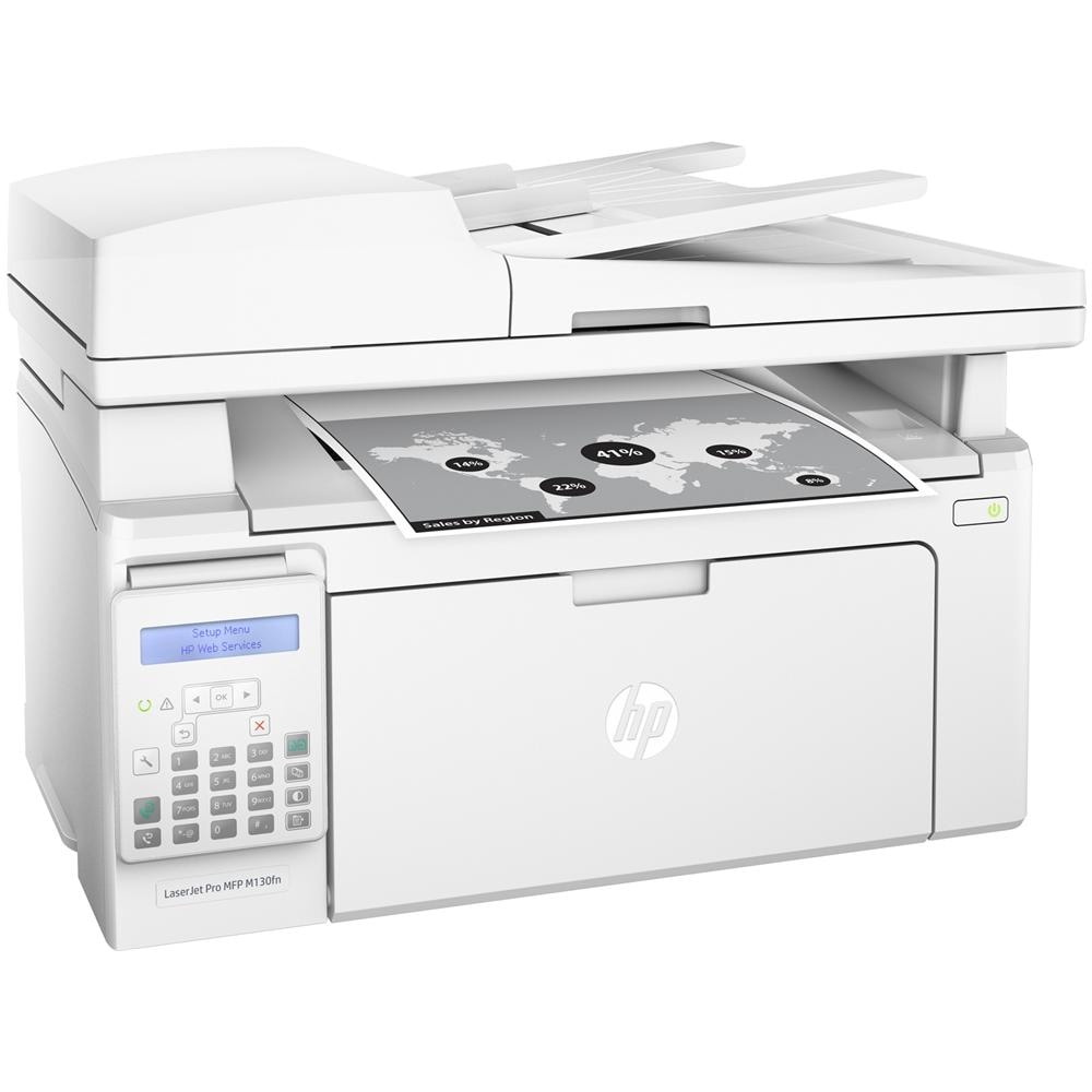 Stampante Multifunzione LaserJet Pro MFP M130fn Laser B / N Stampa Copia Scansione Fax 1200x1200 dpi 23 ppm Ethernet Usb 2.0 - Foto 2