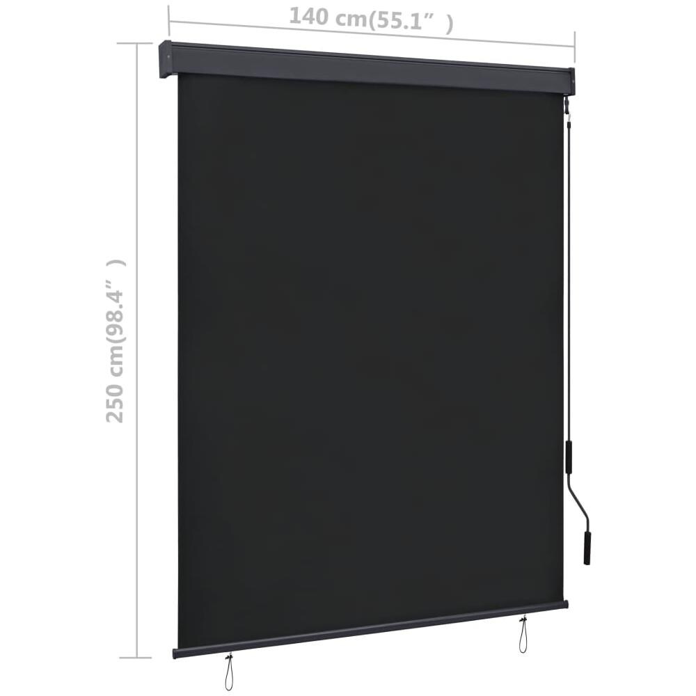 Tenda A Rullo Per Esterni 140x250 Cm Antracite - Foto 13