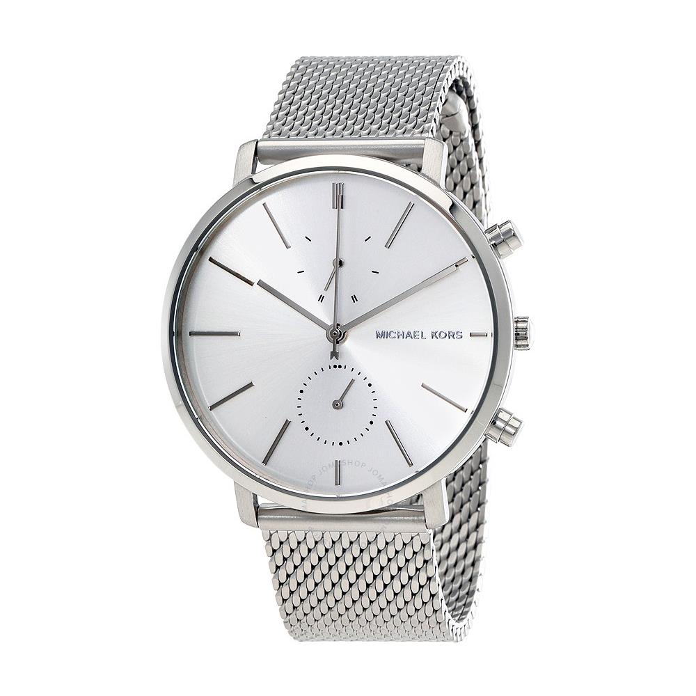 Mk8541 Uomo 45mm Acciaio / silver Acciaio Silver Silver Quarzo / cronografo / funzione Datario 10atm - Foto 1