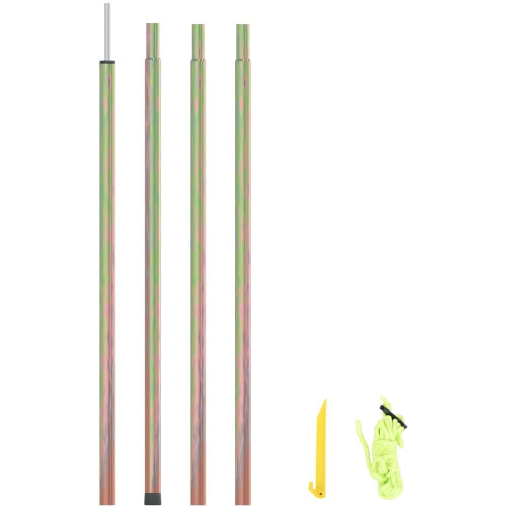 Asta Per Parasole A Vela 250 Cm Acciaio Zincato - Foto 1
