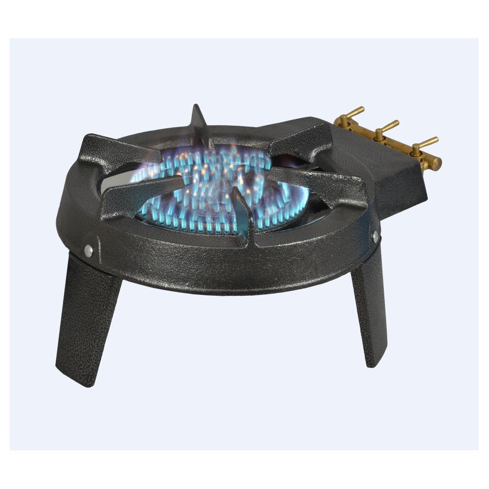 Fornello A Gas In Ghisa A Tre Gambe 7kw - Ht-c-0003 - Foto 2