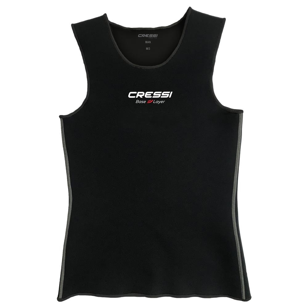 Cressi Ice Man, Muta Semistagna Monopezzo In Premium Neoprene, 7mm, Nero/Grigio, XL/5