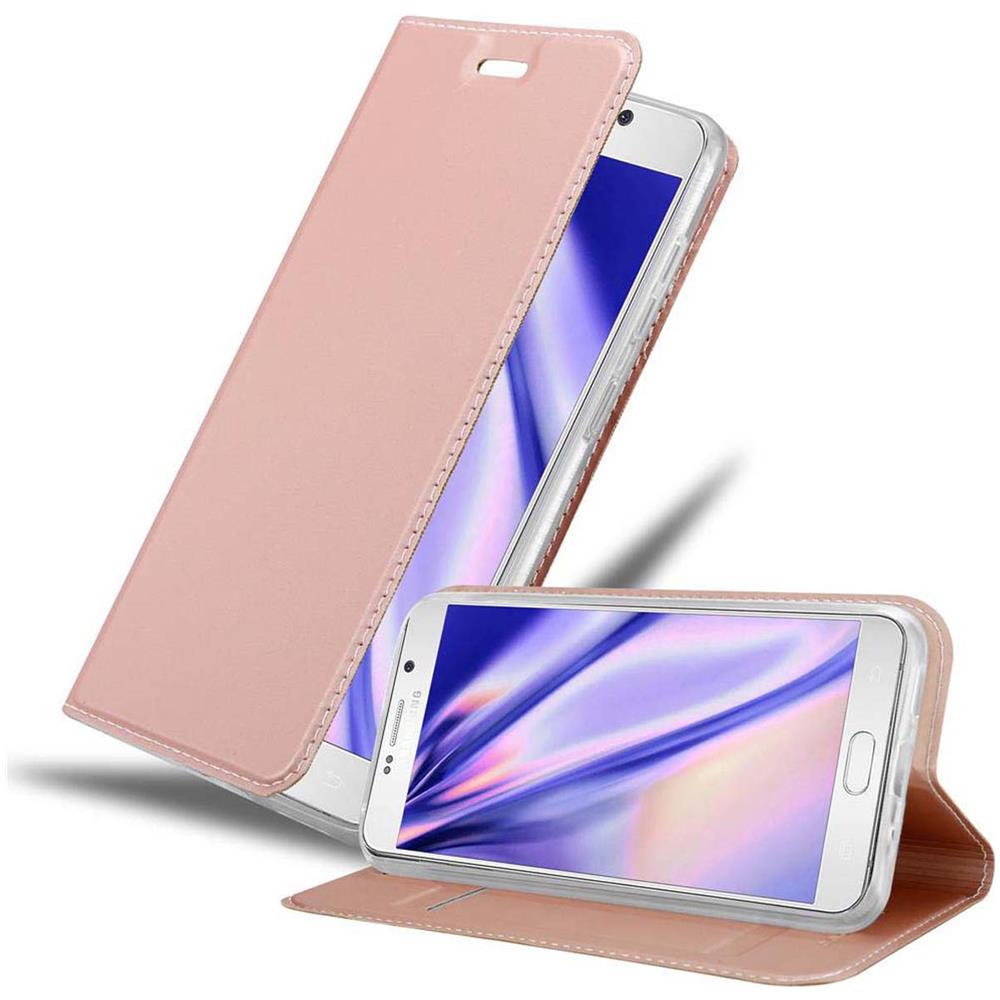 Cadorabo Custodia Compatibile Con Samsung Galaxy Note 5 In Classy Oro Rosa - Coperchio Protettiva Con Chiusura Magnetica, Funzione Stand E Tasca Per Le Carte - Foto 1
