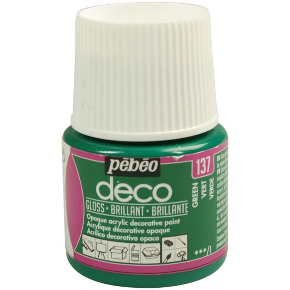 Pittura Acrilica Opaca Brillante - Verde - 45 Ml - Foto 1