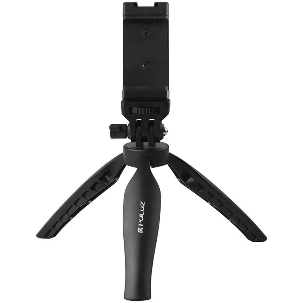 Treppiedi Smartphone Supporto Da Flash E Microfono 180° Antiscivolo Puluz Nero - Foto 1