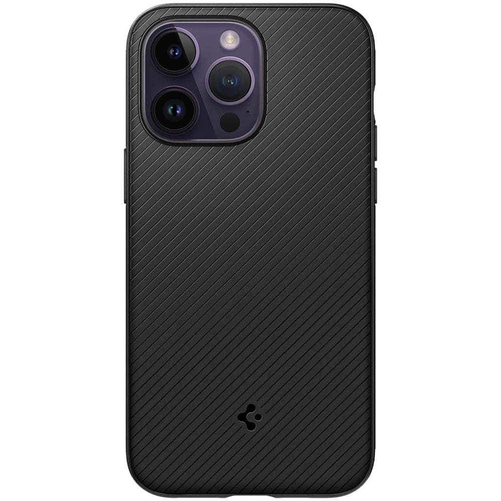 Cover Magsafe Spigen Mag Armor Per Iphone 14 Plus Ecopelle Striata Nera - Foto 1