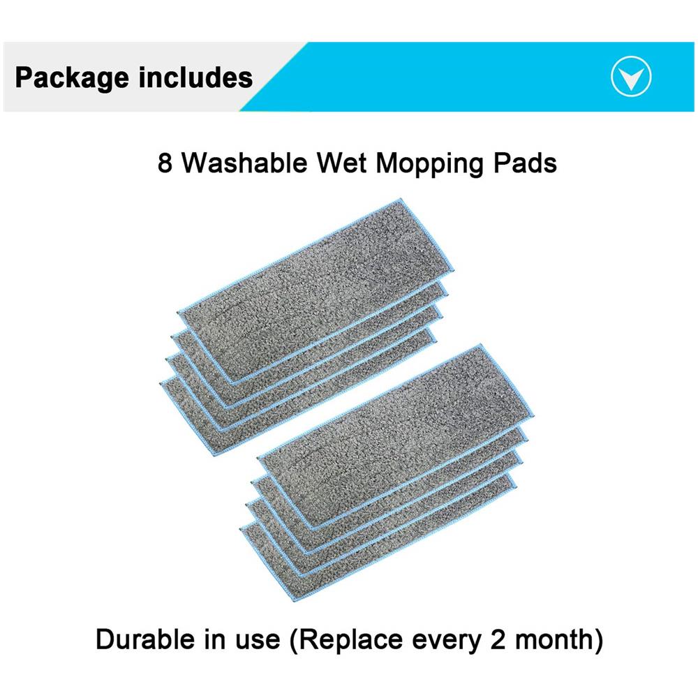 Irobot Braava Jet M6/6012/6110/6112 Panni Lavabili, Confezione Da 8 Grey - Foto 6