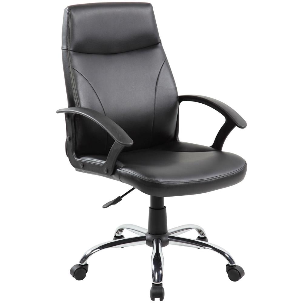 Sedia Da Ufficio Macquarie, Poltrona Direzionale Con Braccioli, Sedia Ergonomica Da Ufficio, Nero, 60x59h100/110 Cm - Foto 1