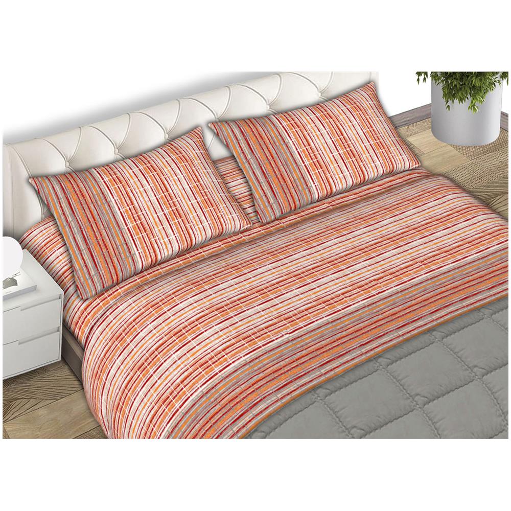 Copriletto Matrimoniale Caleffi Cotone Bikolor Arancio - Lenzuola Leggere E Morbide Per Primavera/Estate - Foto 10