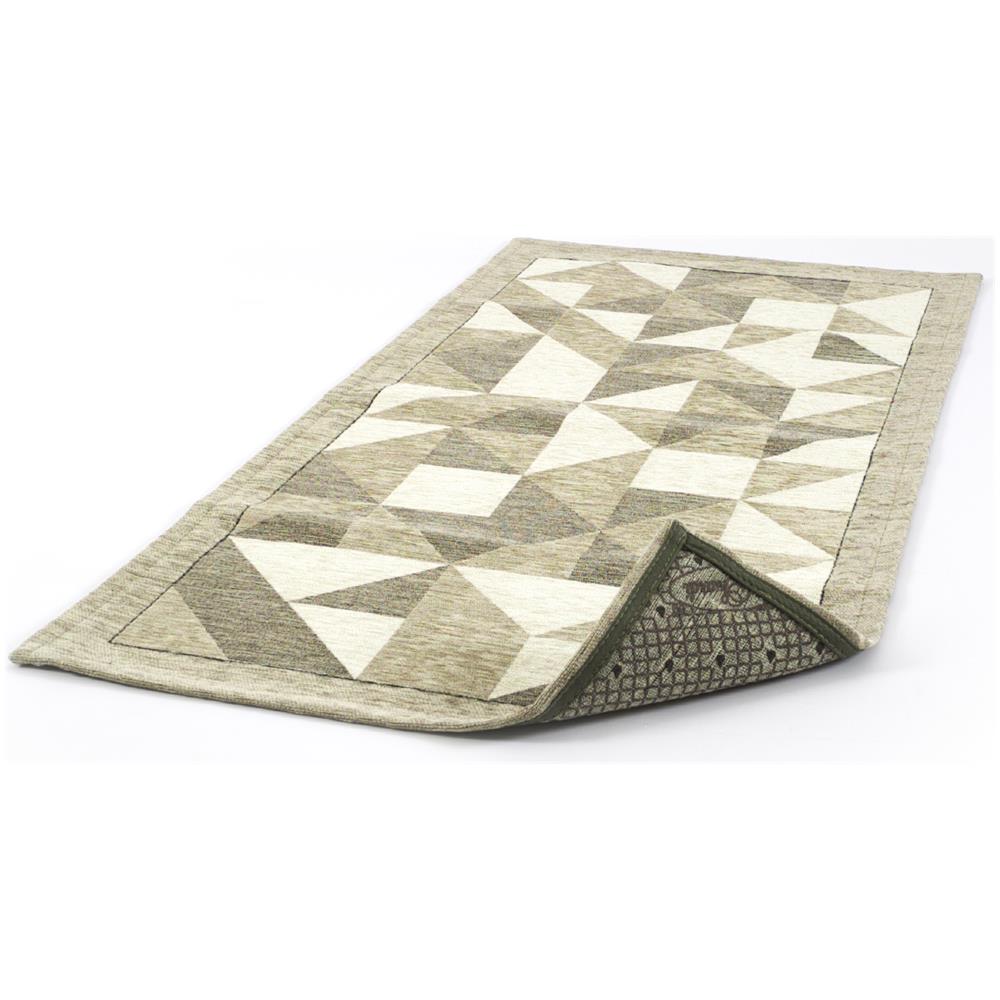Tappeto Passatoia Cucina Salotto Antimacchia Retro Antiscivolo Origami Vari Colori 55x280 Tortora - Foto 1