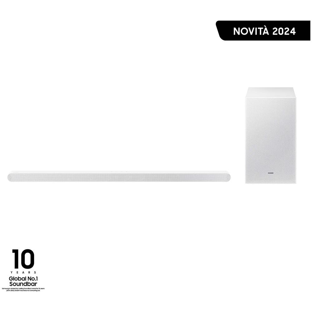 Soundbar HW-S701D /ZF Serie S, 7 Speaker, Wireless Dolby Atmos, Audio a 3.1 Canali, Q-Simphony, Compatibile con Alexa e Google Assistant, White 2024 - Foto 2