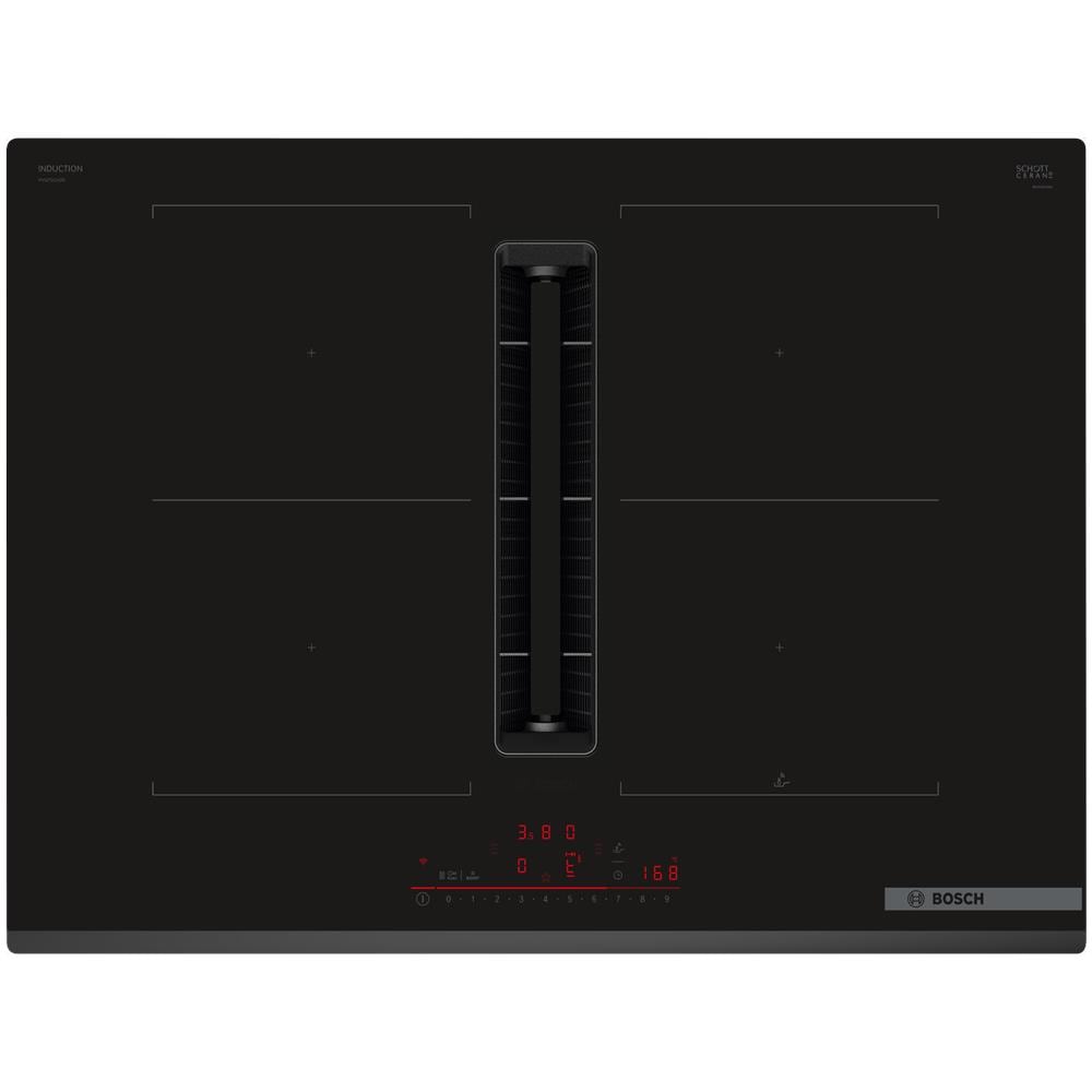 Piano Cottura PVQ731H26E a Induzione 4 Zone Cottura Cappa Aspirante / Filtrante da 71 cm Colore Nero - Foto 1