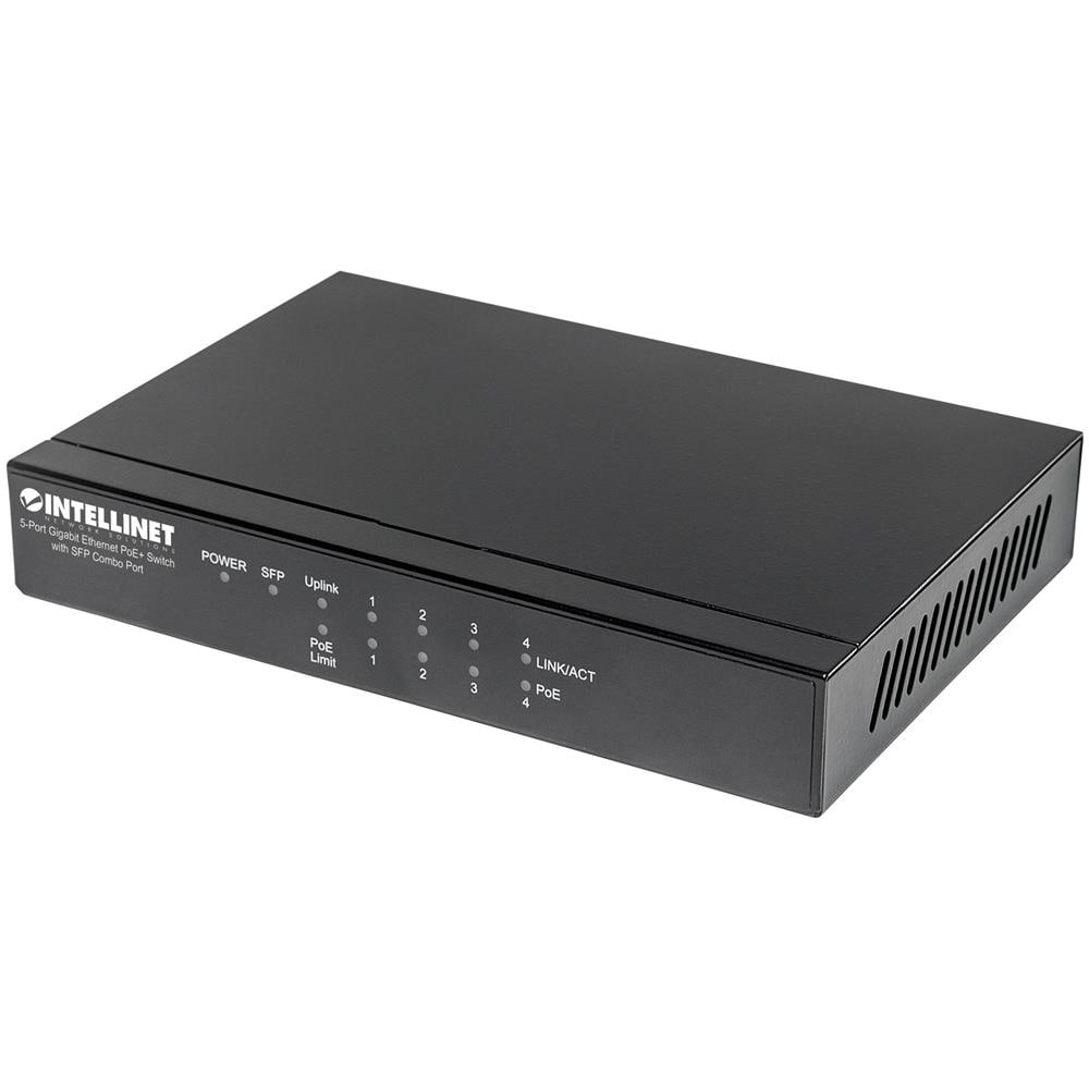 I-SWHUB 5GSFP - Gigabit Switch 5 porte PoE+ con porte SFP - Foto 1