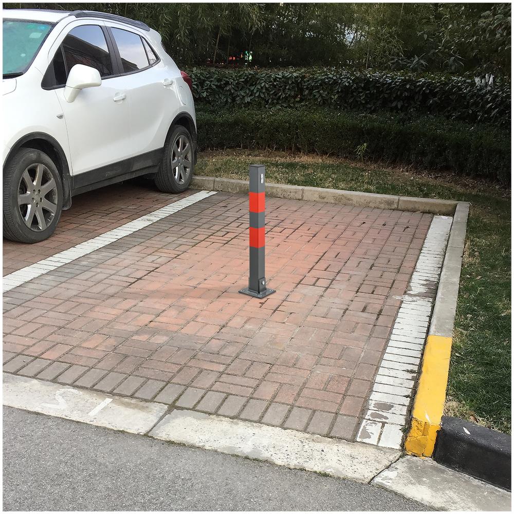 Colonna Posteggio Per Auto / Barriere Dissuasori Parcheggio - Acciaio Zincato - 65 Cm - Foto 2