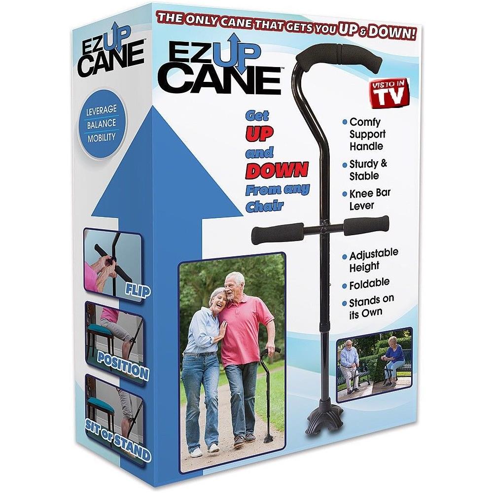 Ez Up Cane Bastone Da Passeggio Pieghevole Ez Up Cane Aiuto Ad Alzarti In Piedi Trekking - Foto 1