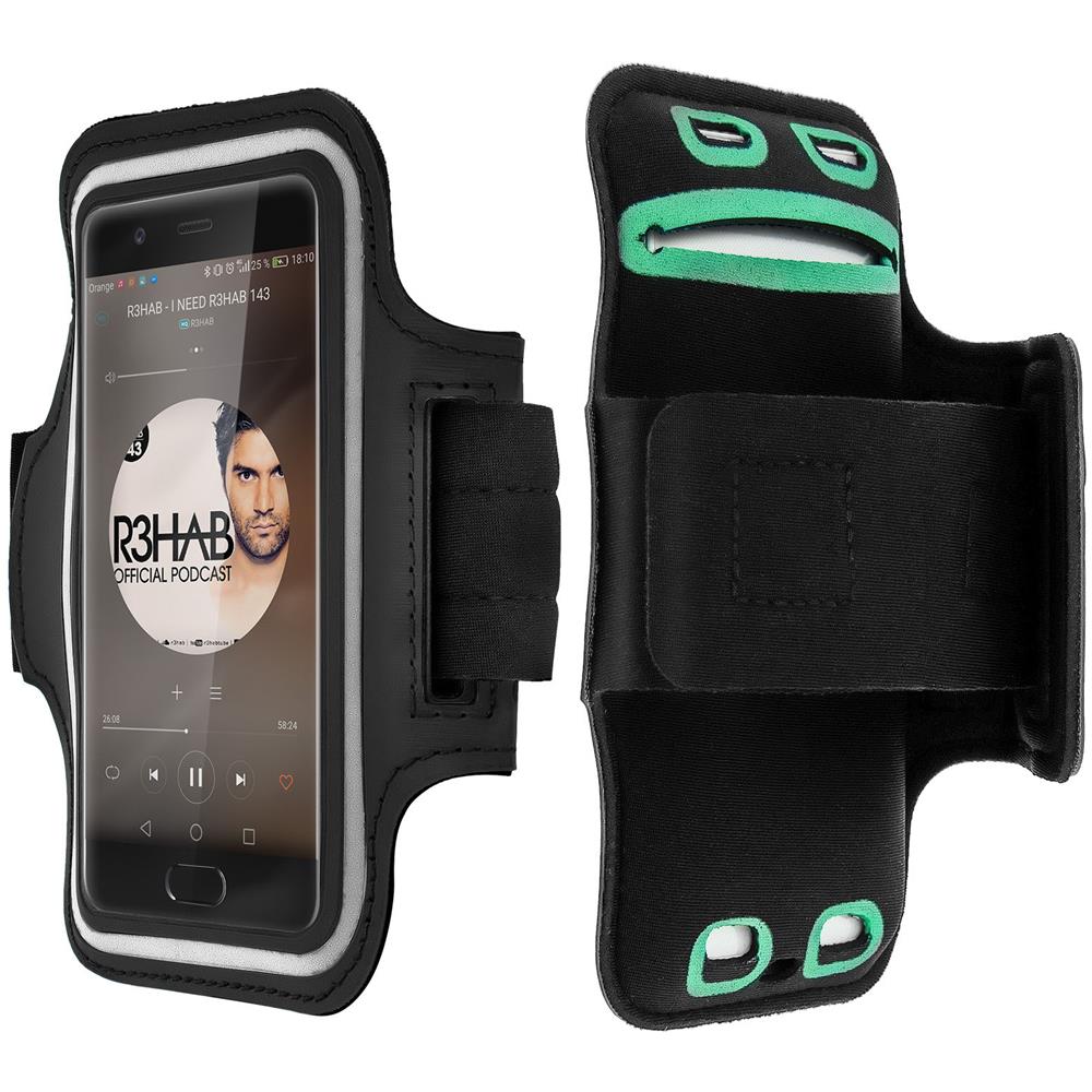 Fascia Da Braccio Sport Smartphone 5.2"" Superficie Touch Neoprene - Nero - Foto 2