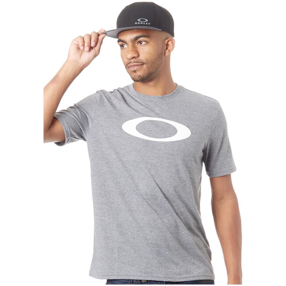 T-shirt Oakley O-bold Ellipse Grigio Heather Grigio (m, Grigio)  - Foto 1