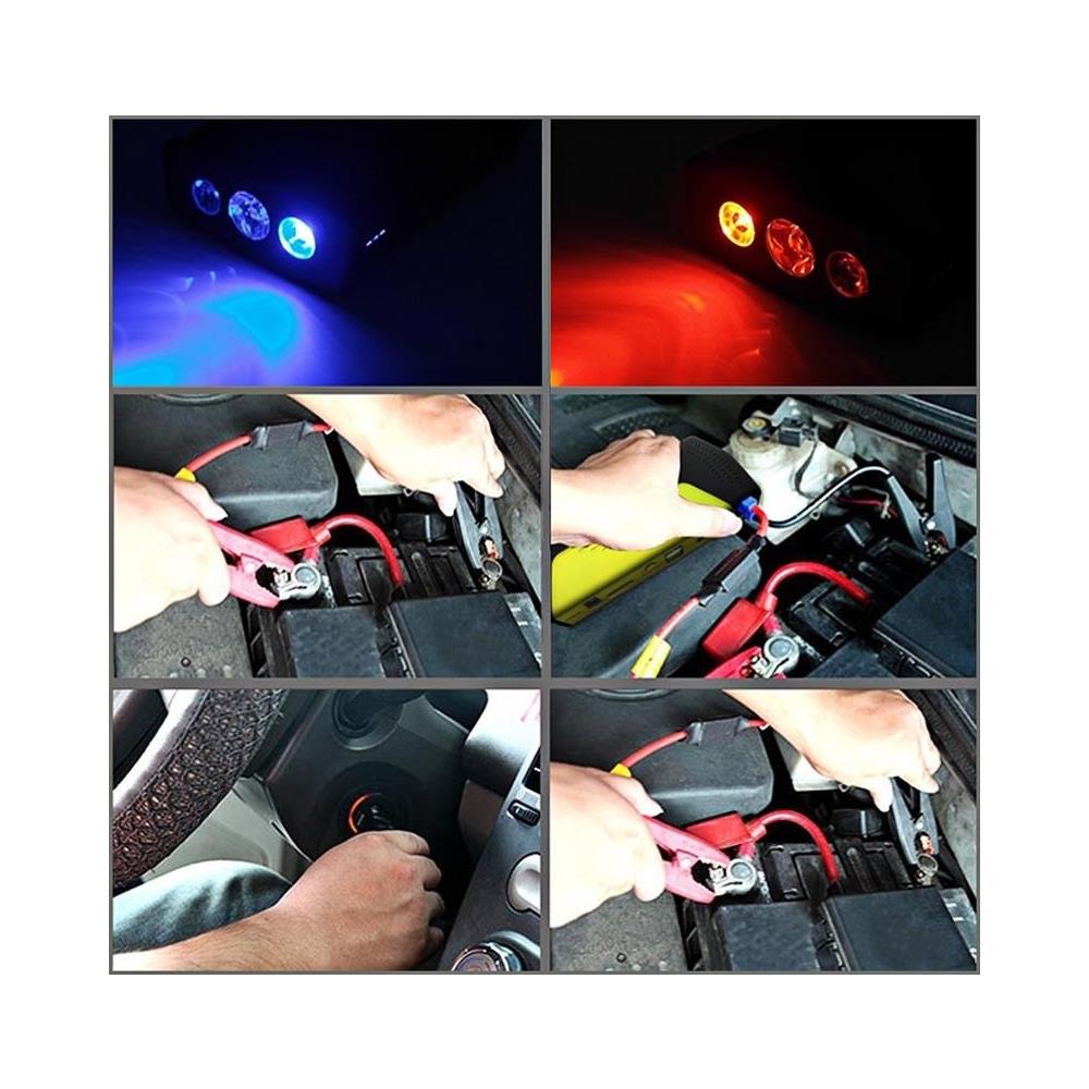 Avviatore Batterie Auto Di Emergenza Jump Starter Cavi Batteria - Foto 2