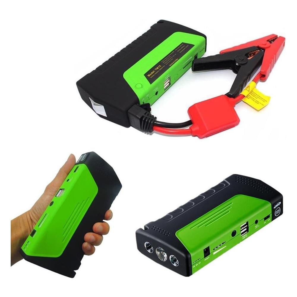 Avviatore Batterie Auto Di Emergenza Jump Starter Cavi Batteria - Foto 1