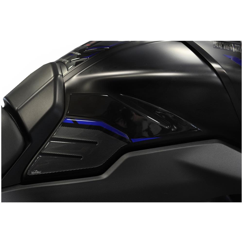 Adesivi 3d Protezioni Serbatoio Compatibili Con Yamaha Tracer 900 Blu - Foto 2