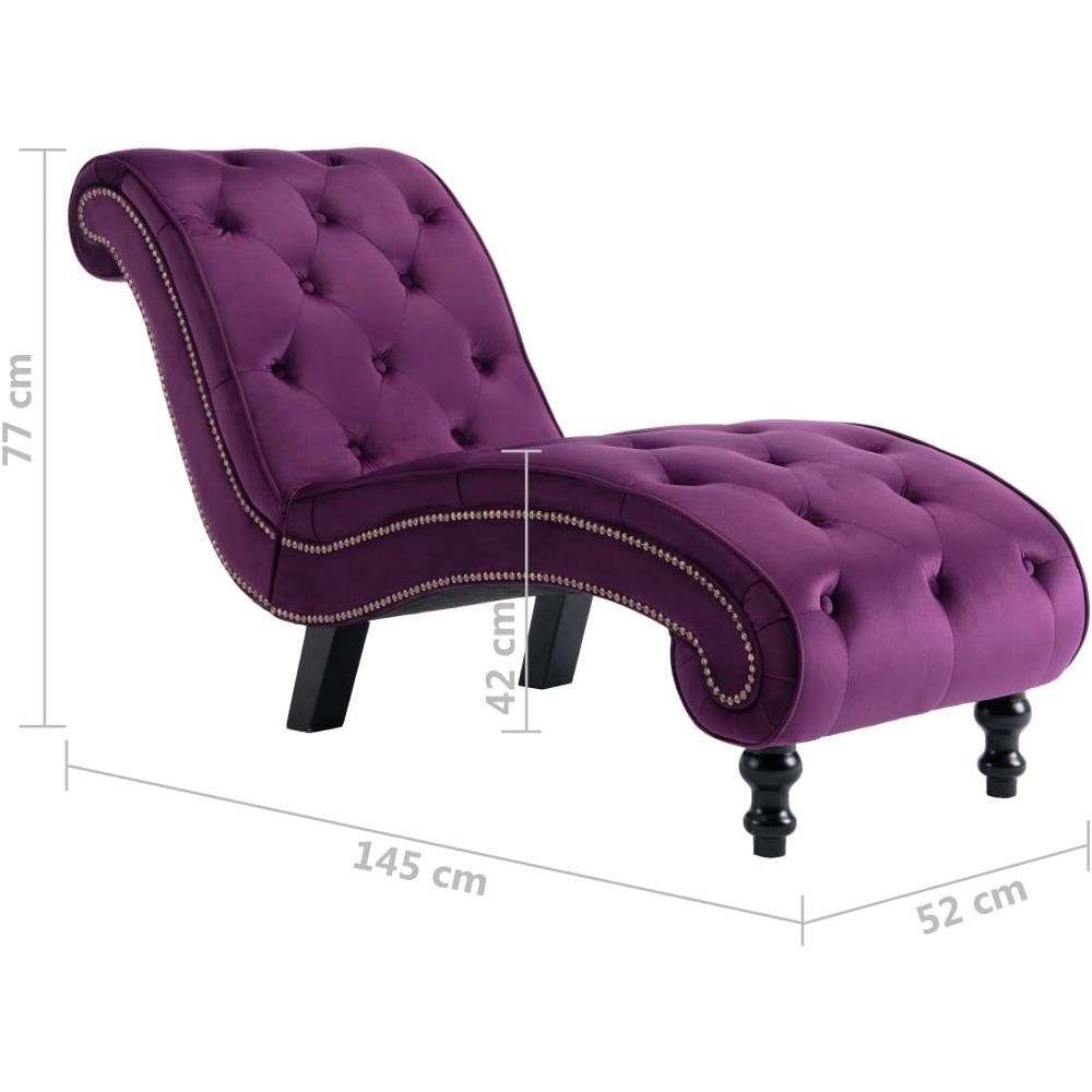 Poltrona Relax Viola In Velluto - Foto 8