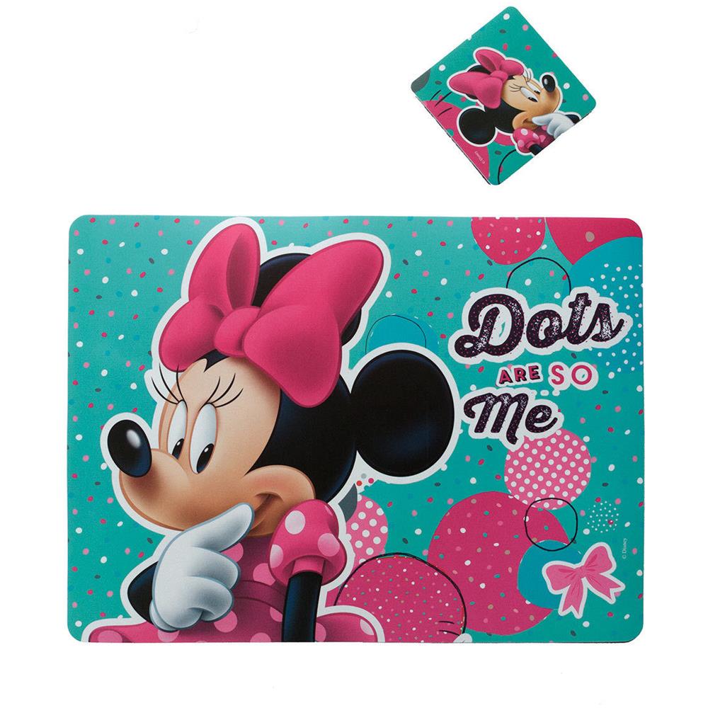 Walt Disney Tovaglietta All Americana Minnie Me Disney Con Sottobicchiere S296 Eprice