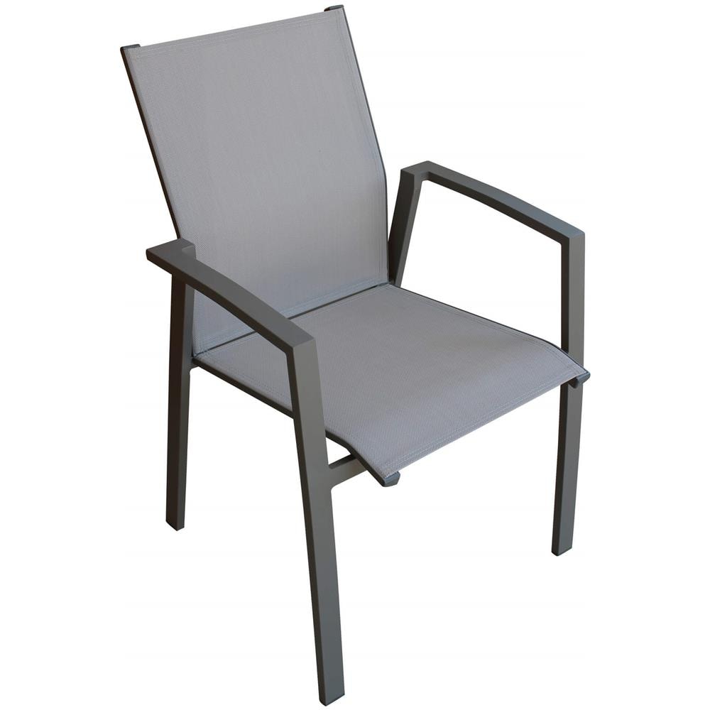 Jerri - Set Tavolo In Alluminio Cm 90/180 X 90 X 75 H Con 4 Poltrone Lotus - Foto 4