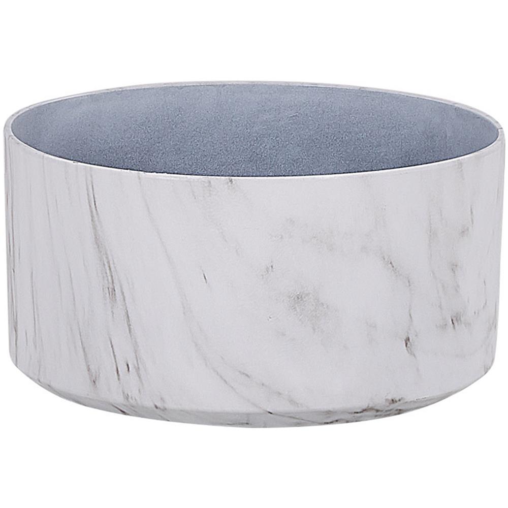 Vaso Da Fiori Effetto Marmo Bianco ?43 Cm Valta - Foto 1