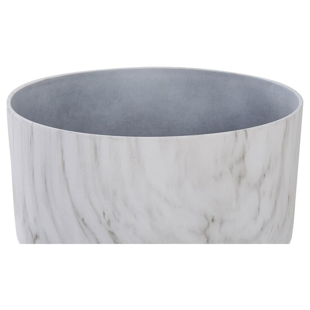 Vaso Da Fiori Effetto Marmo Bianco ?43 Cm Valta - Foto 2