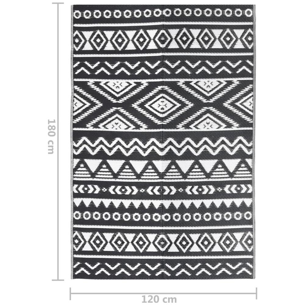 Tappeto Da Esterni Nero 120x180 Cm In Pp - Foto 6