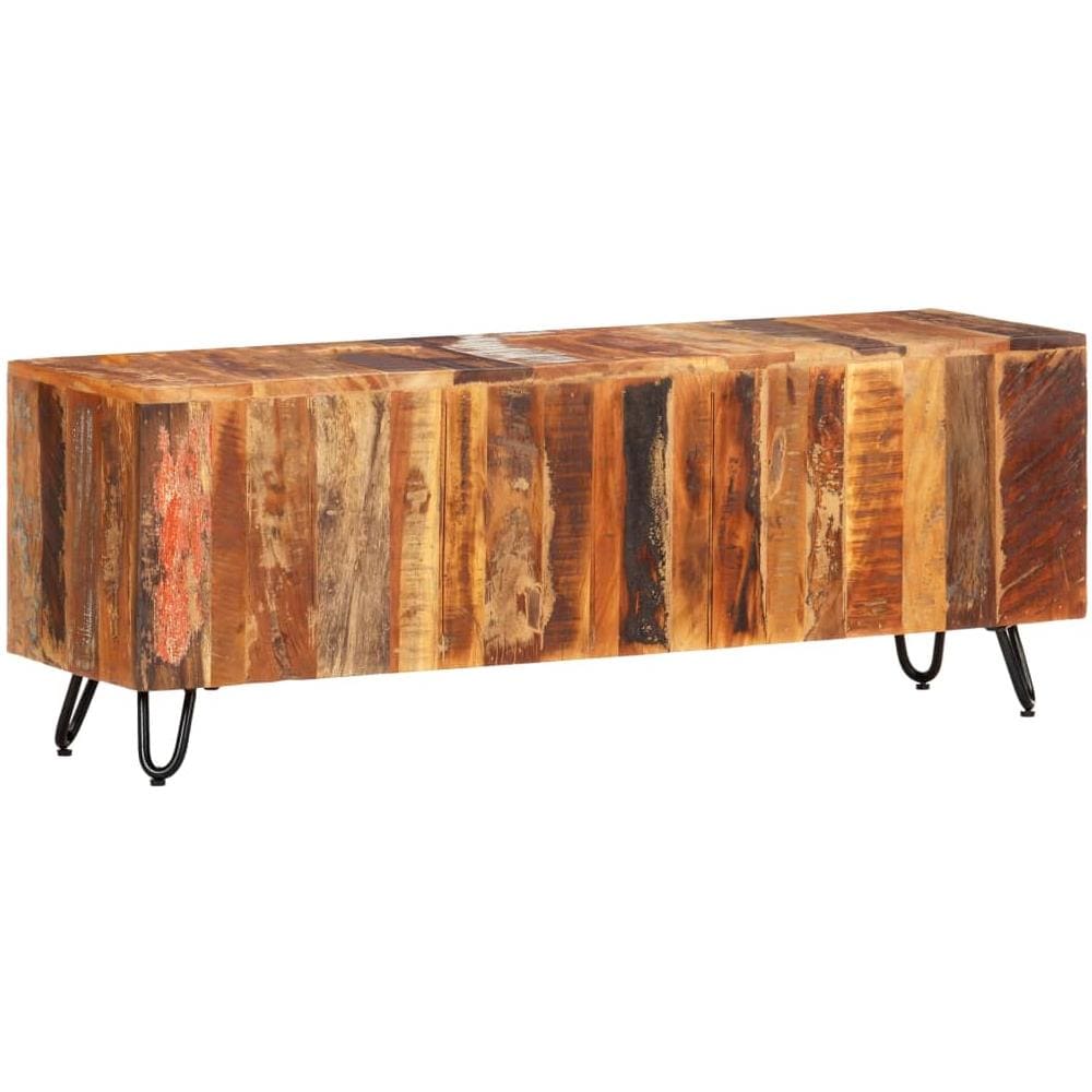 Mobile Porta Tv 110x30x40 Cm In Legno Massello Riciclato - Foto 1