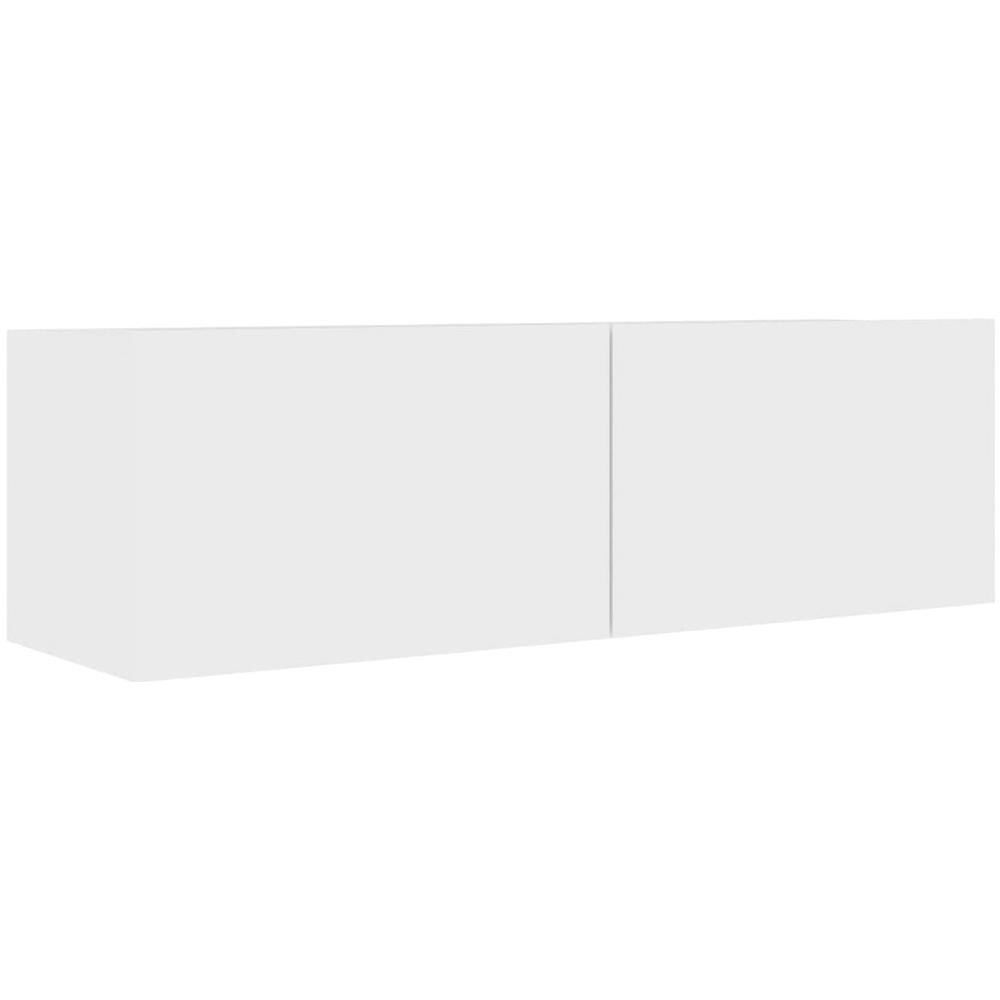 Set Mobili Porta TV 7 pz Bianco in Legno Multistrato - Foto 8