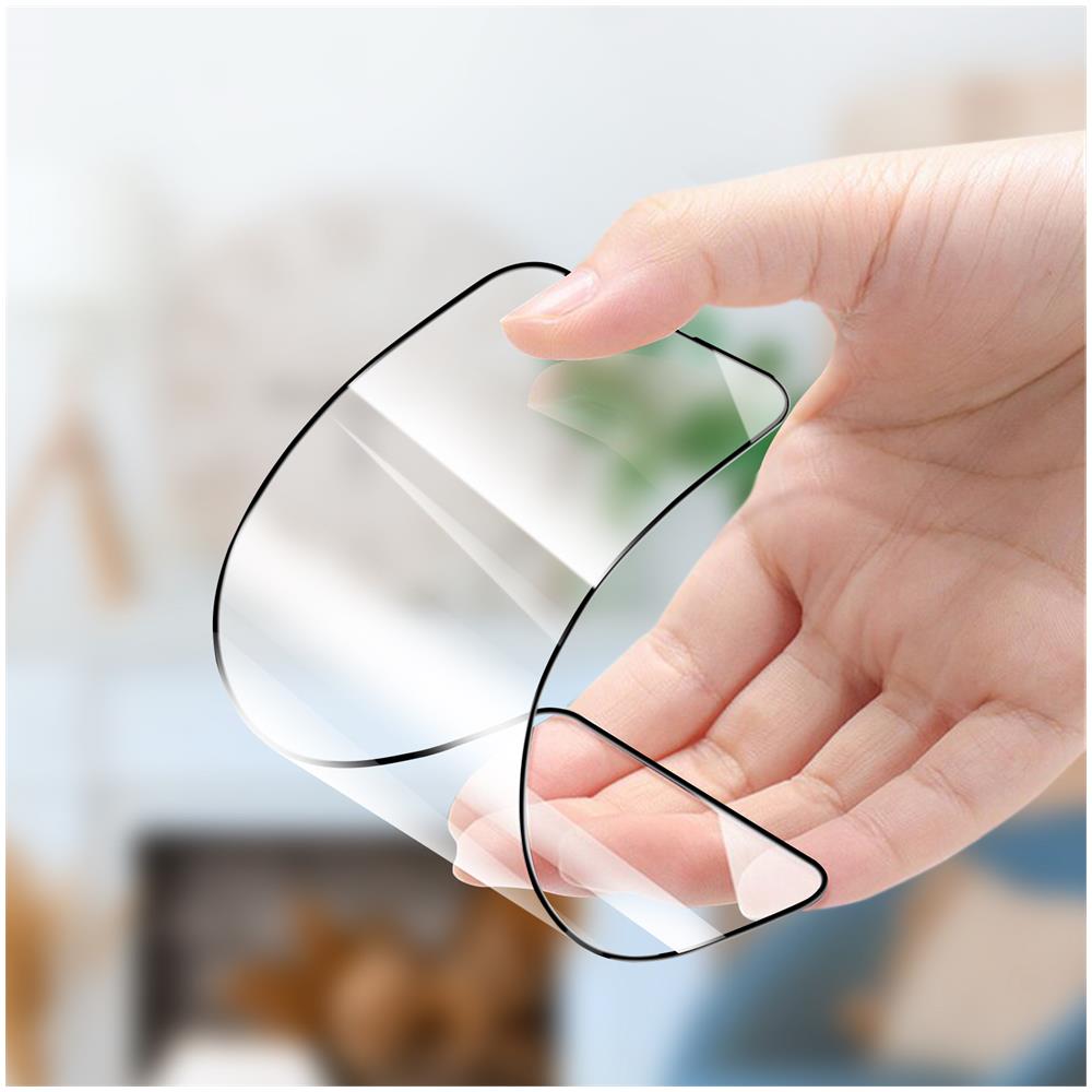 Salvadisplay Vetro Organico Iphone 14 Pro Antibatterico Forcell Smussato Nero - Foto 2